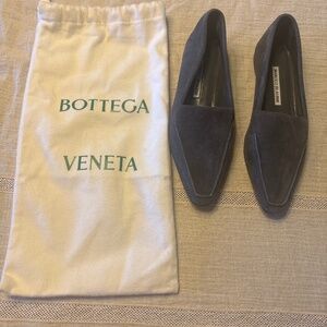 Bottega Venetia suede flats